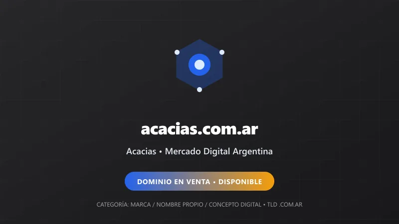 Identidad gráfica y activo digital para Acacias en Argentina